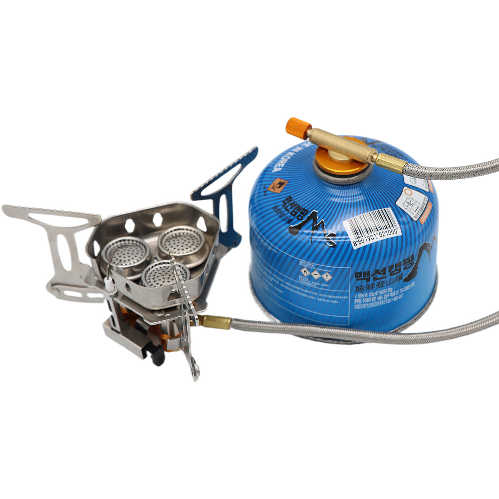 Faltbarer Gas-Campingkocher mit Windschutz – Bild 3 | LuxeStyle