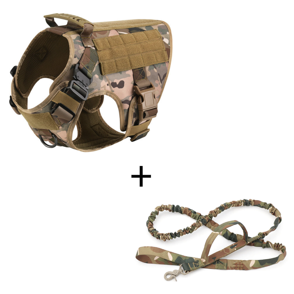 Taktische Outdoor-Hundeweste mit Leinen – Bild 3 | LuxeStyle