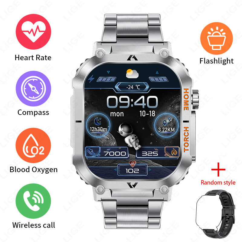 Smartwatch mit Gesundheits- und Sportfunktionen
