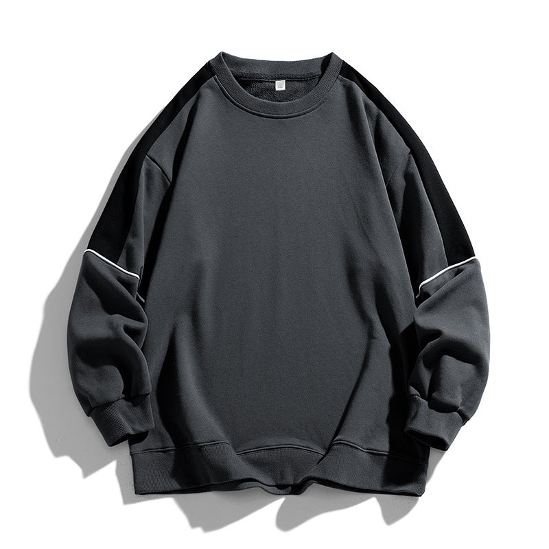 Herren Langarm Pullover Rundhals