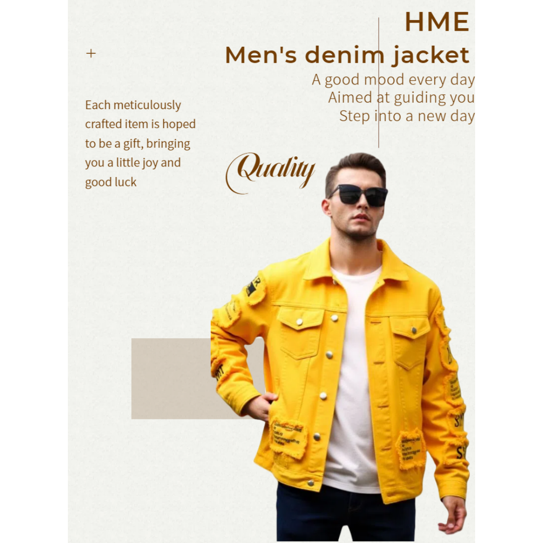 Lockere Jeansjacke im Korea-Stil – Ansicht 8