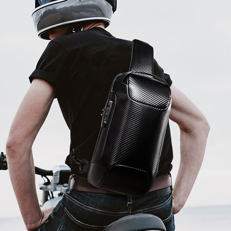 Wasserdichte Carbon Fiber Umhängetasche – Bild 4 | LuxeStyle
