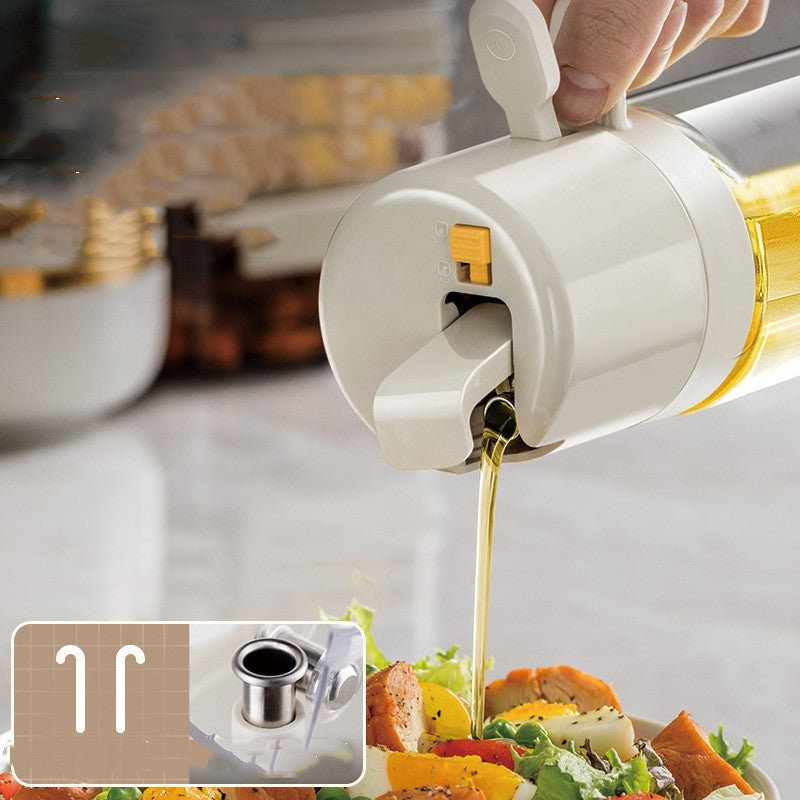 2in1 Olivenöl-Sprühflasche mit Automatikverschluss