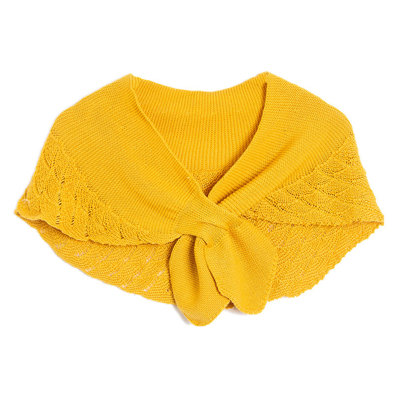 Schmaler Wollschal mit Hohlmuster – Bild 5 | LuxeStyle