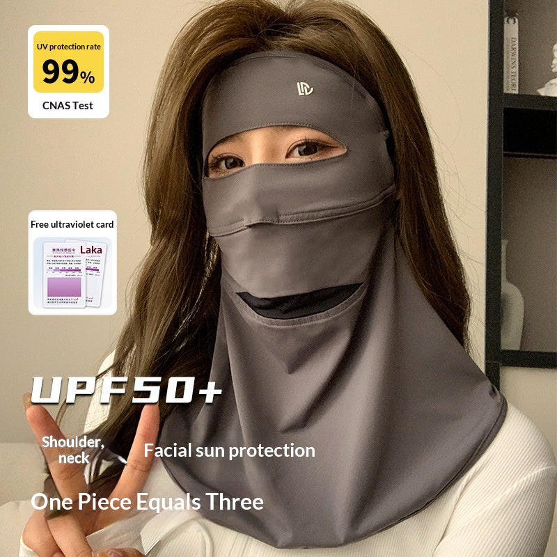 Ice Silk Gesichtsmaske mit UV-Schutz