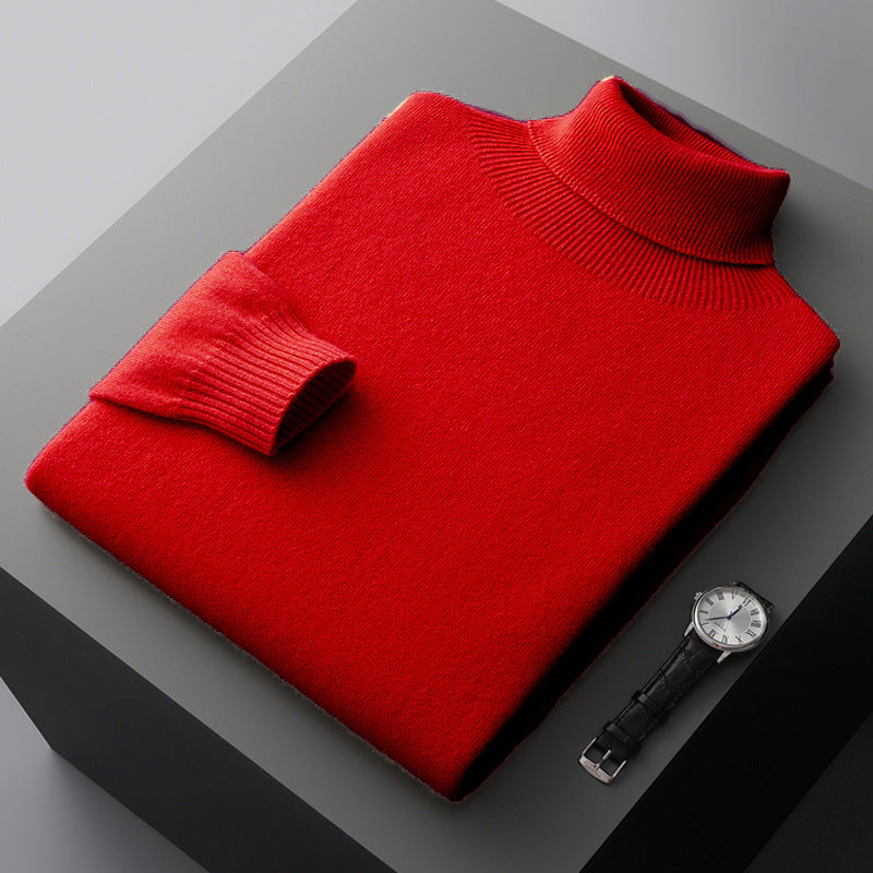 Cashmere-Pullover mit Rollkragen