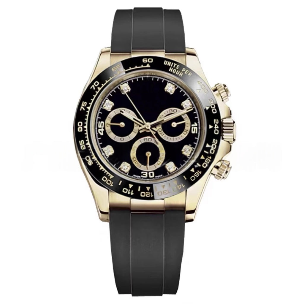 Sportliche Herrenuhr mit Kautschukarmband