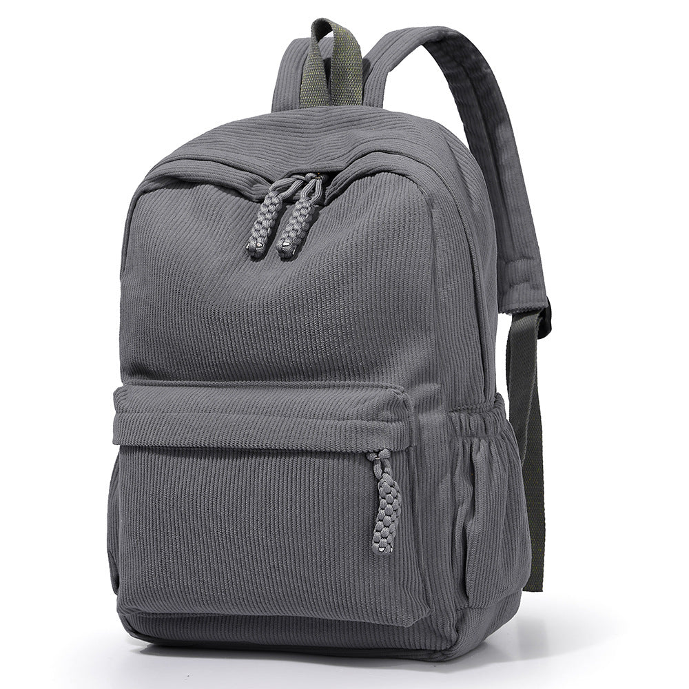 Vielseitiger Cord Rucksack für Alltag & Reise