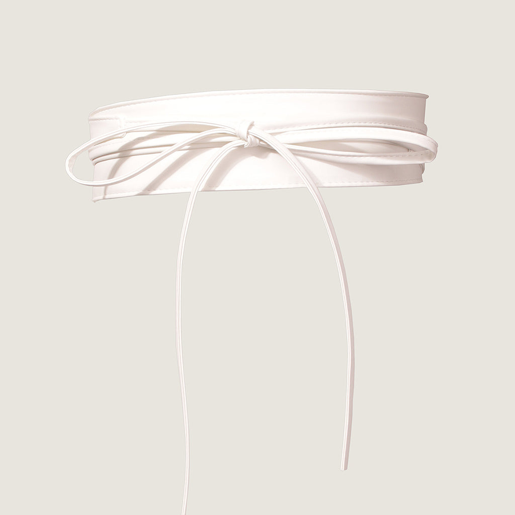 Weitbandiger Damen-Belt aus Kunstleder mit Kordelspitze – Bild 3 | LuxeStyle