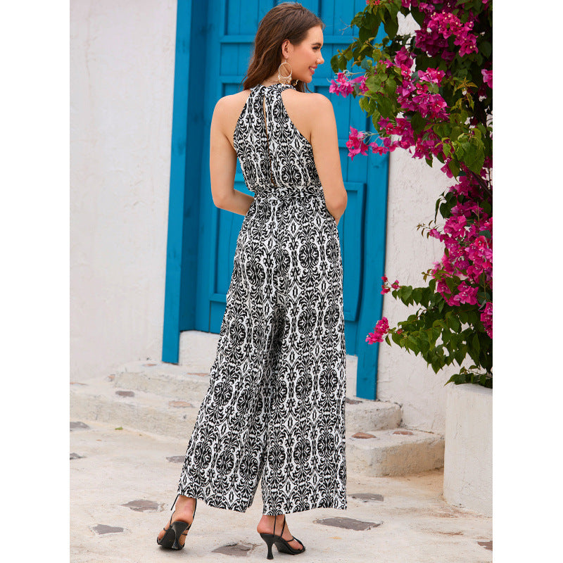 Bohemian Halterneck Jumpsuit