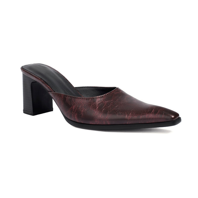 Retro Sandalen mit eckiger Zehe – Bild 5 | LuxeStyle