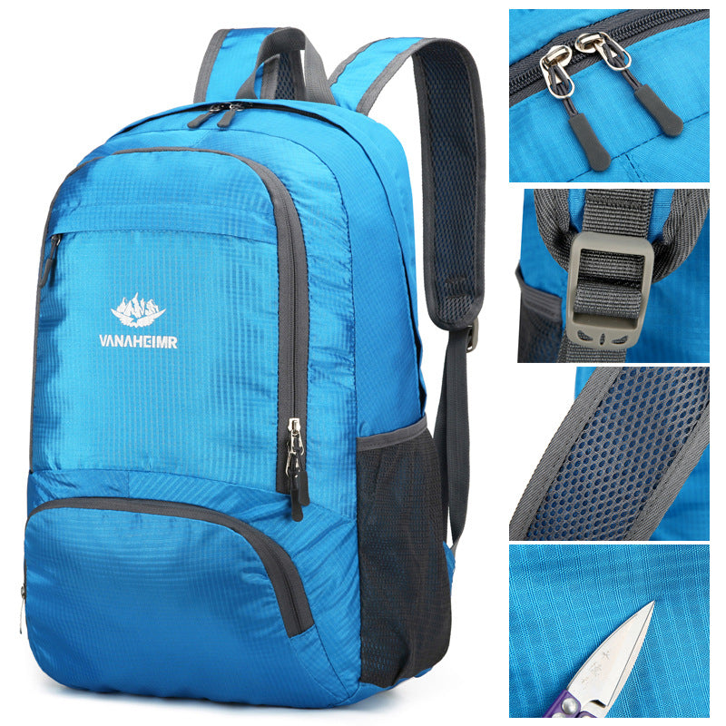 Leichter faltbarer Outdoor-Reiserucksack, gross – Bild 7 | LuxeStyle