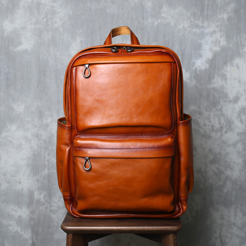 Lederrucksack Herren – Vintage-Look – Bild 4 | LuxeStyle