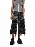 Herren Kurzjeans mit Doppelbund