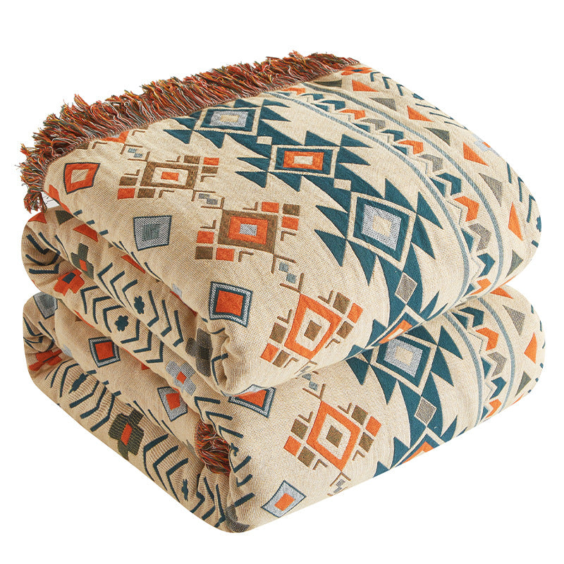 Boho-Muster-Decke