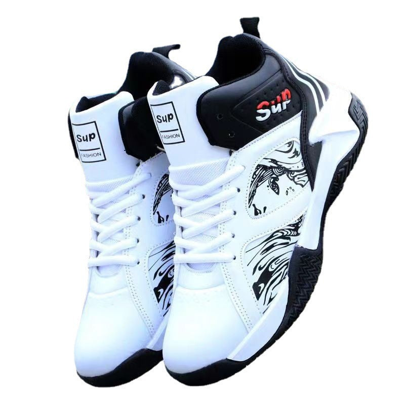 Fashion Leder Basketball Sneaker für Herren – Bild 4 | LuxeStyle