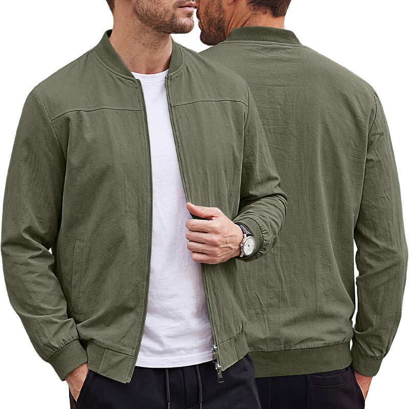 Herren Baseball Sportjacke mit Reissverschluss