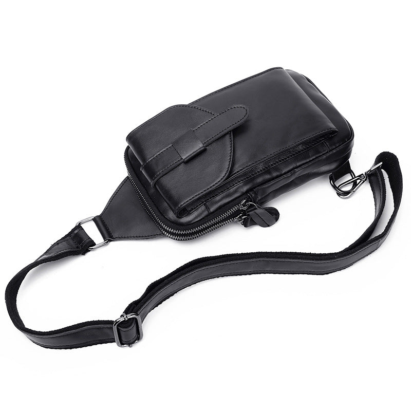 Crossbody Mini-Rucksack aus Leder – Ansicht 2