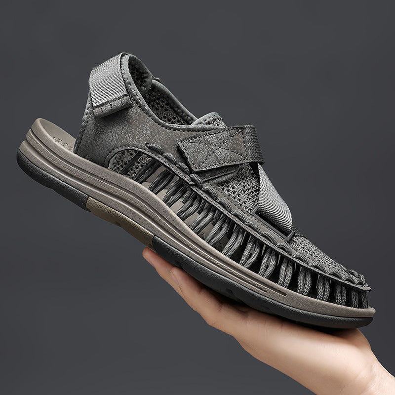 Herren Sandalen im Flecht-Design
