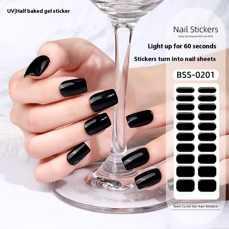 Pure Color UV Gel-Nagelsticker