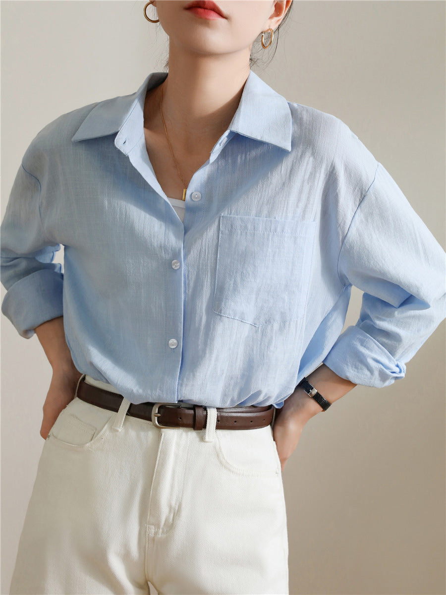 Sonnen-Cardigan aus Baumwoll-Leinen | LuxeStyle