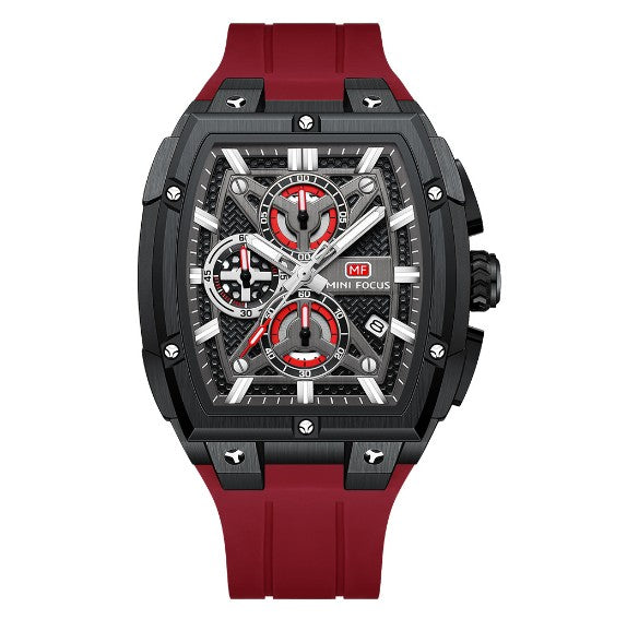 Herren-Armbanduhr mit Spiegel-Finish