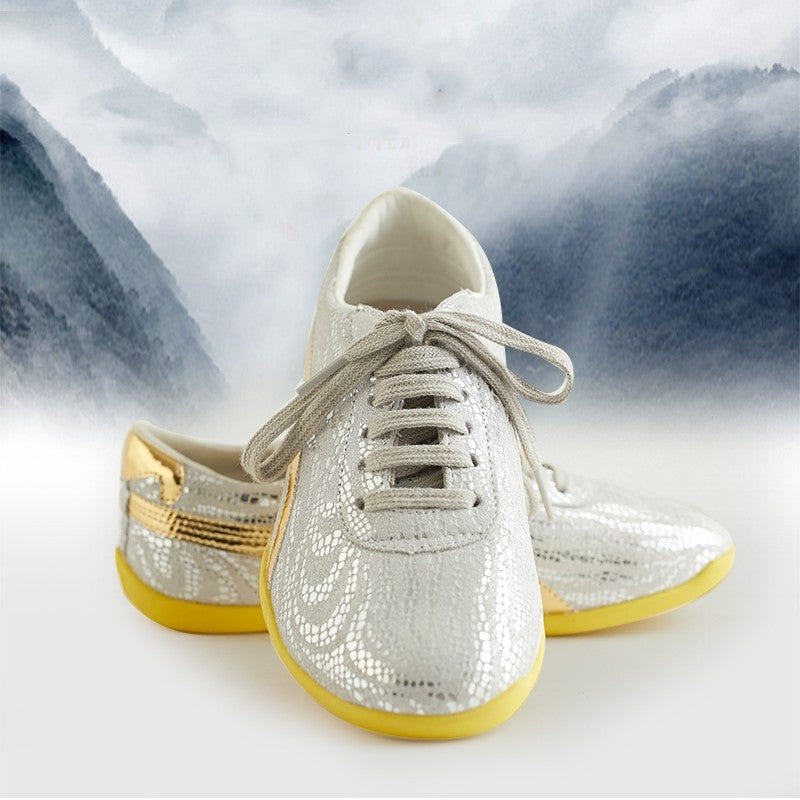 Kinder Kung Fu Tai Chi Schuhe aus Leder