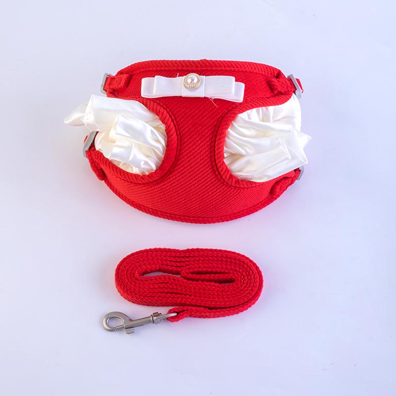 Halsband & Leine Set mit Spitze & Schleife – Bild 17 | LuxeStyle