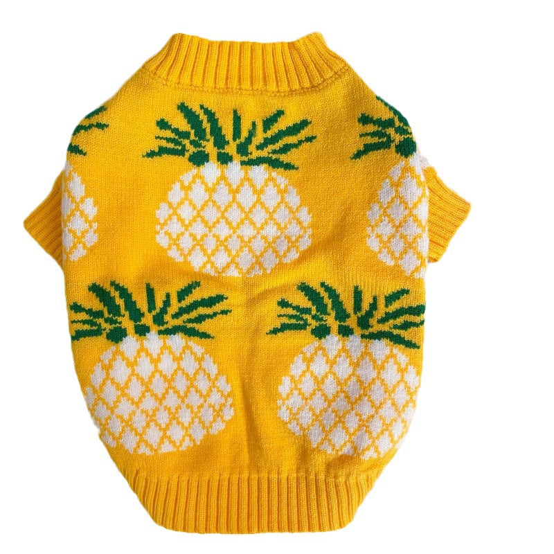 Haustierkleidung mit Ananas-Print – Bild 5 | LuxeStyle