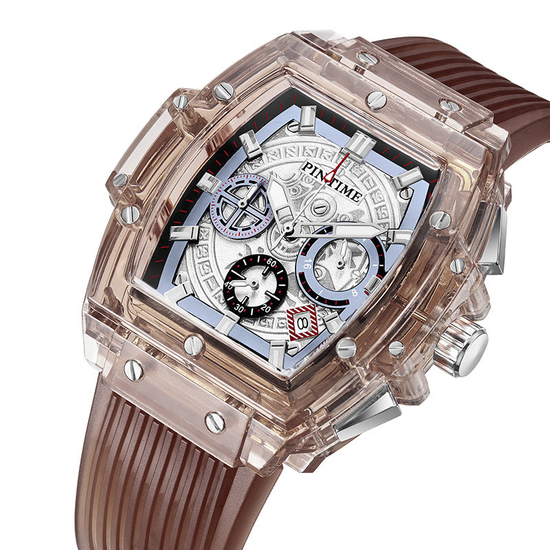 Sportliche Herrenuhr im schlichten Design – Bild 5 | LuxeStyle
