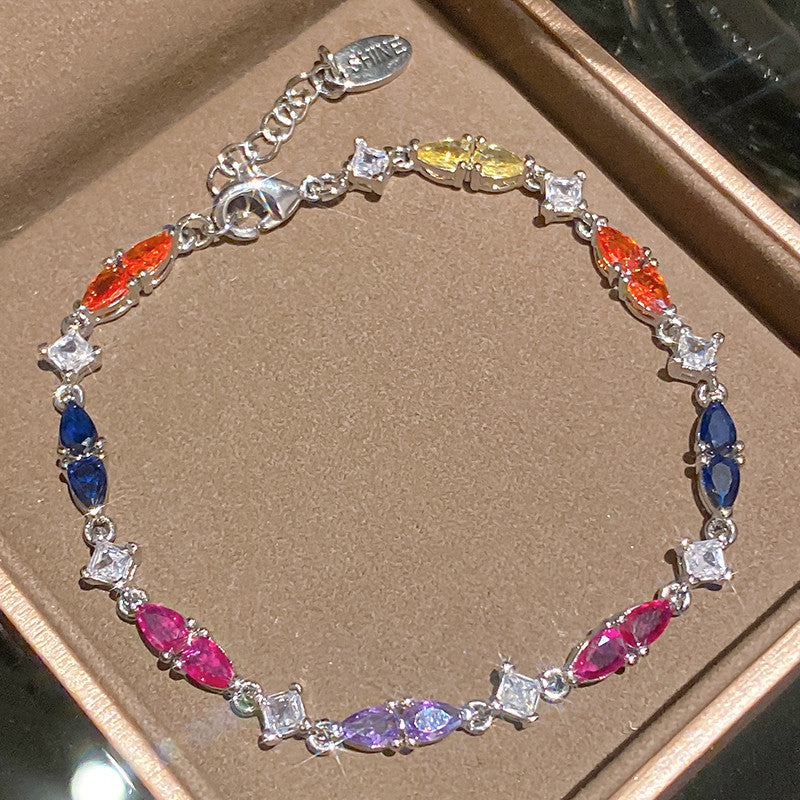 Koreanischer Rhombus-Zirkonia-Armband
