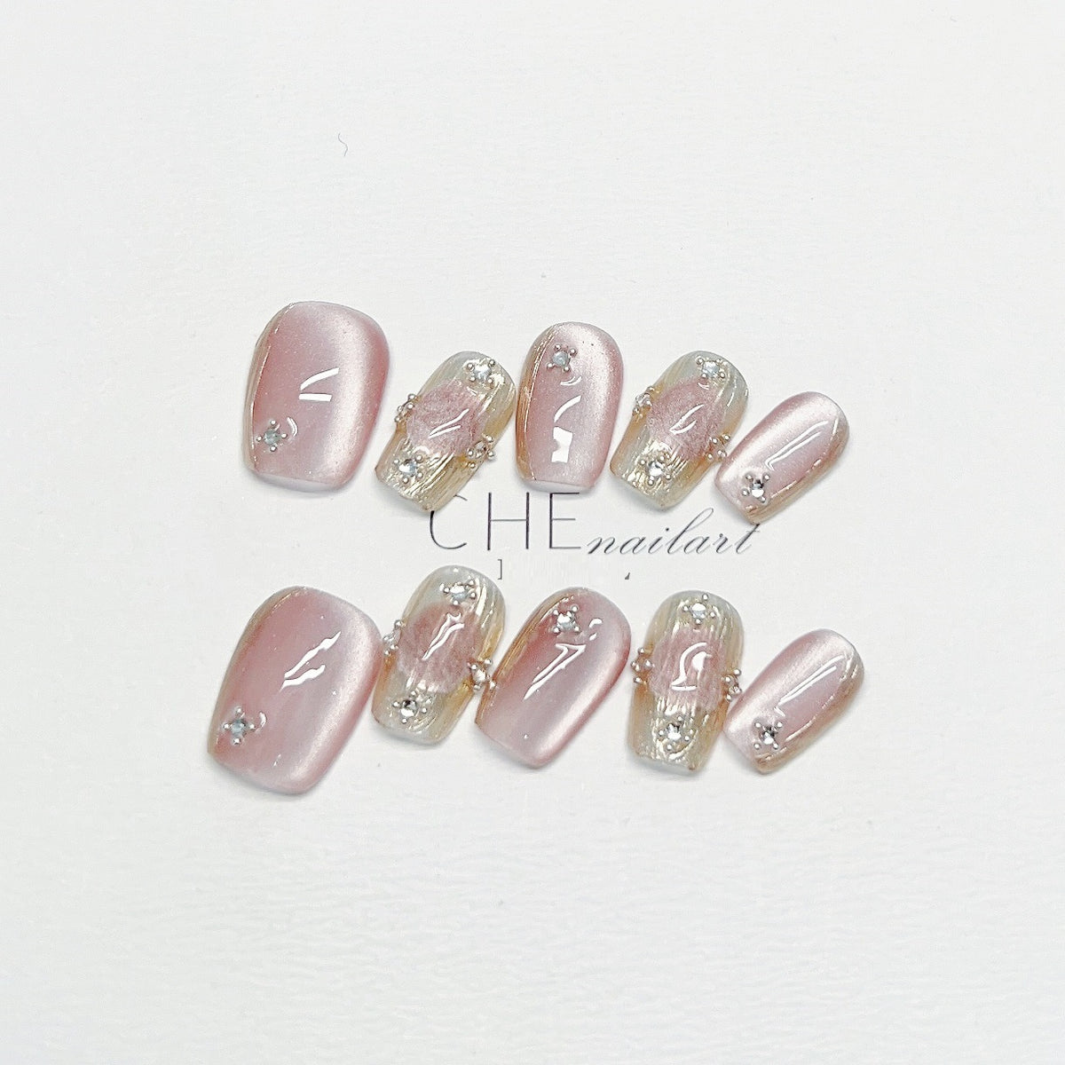 French Cat Eye Press-on Nägel – Bild 7 | LuxeStyle