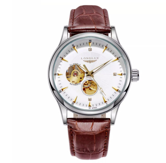 Automatische Armbanduhr aus Leder – Ansicht 6
