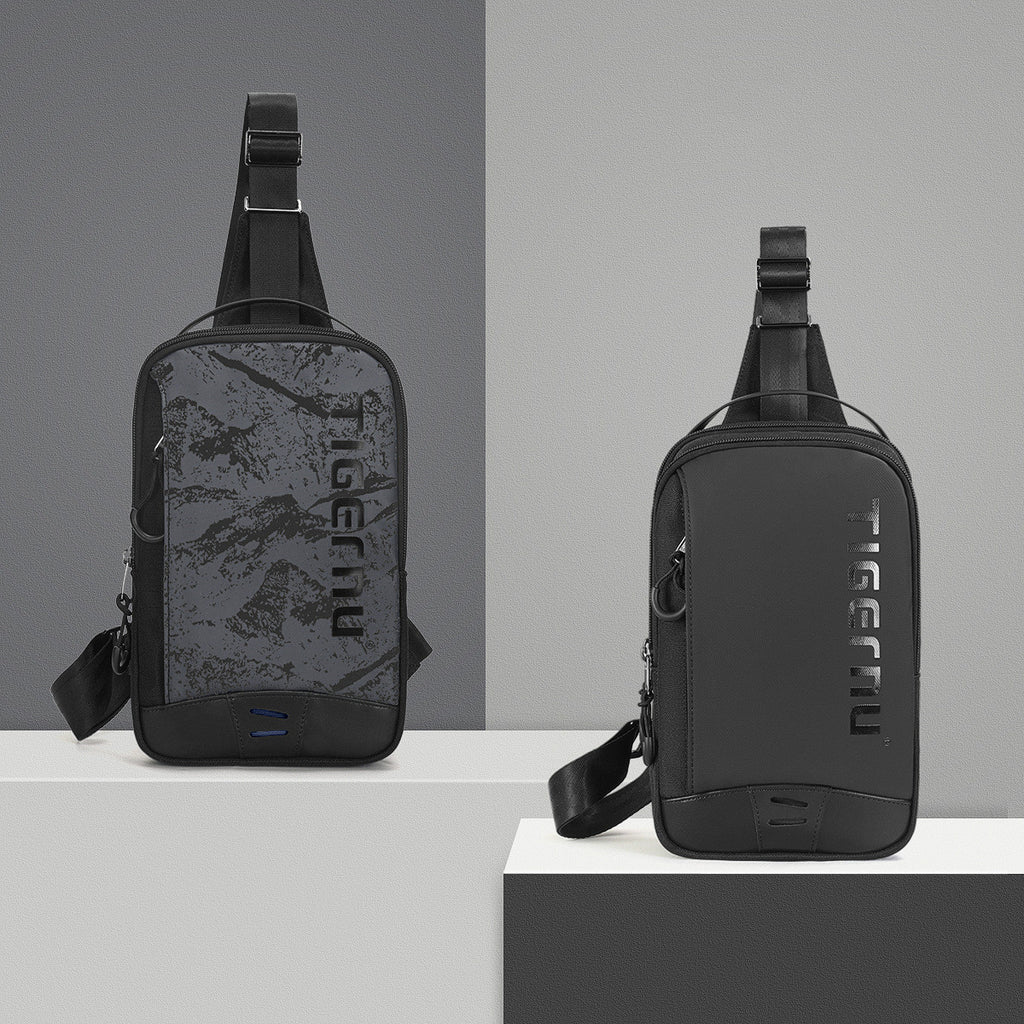 Brusttasche für Herren: Camouflage oder Schwarz – Bild 11 | LuxeStyle