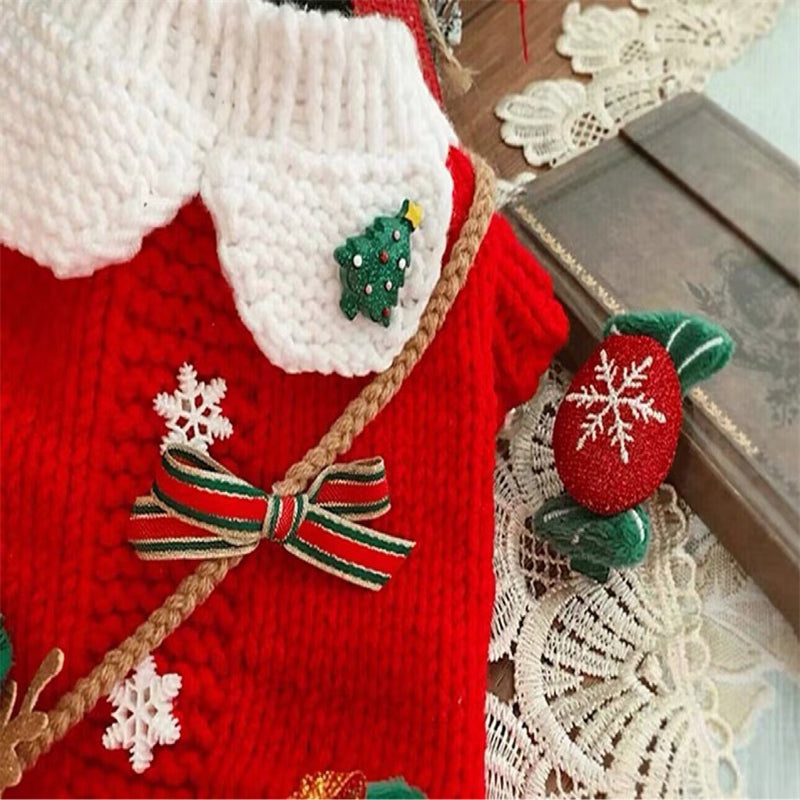 Roter Weihnachtssweater für Hunde – Bild 4 | LuxeStyle