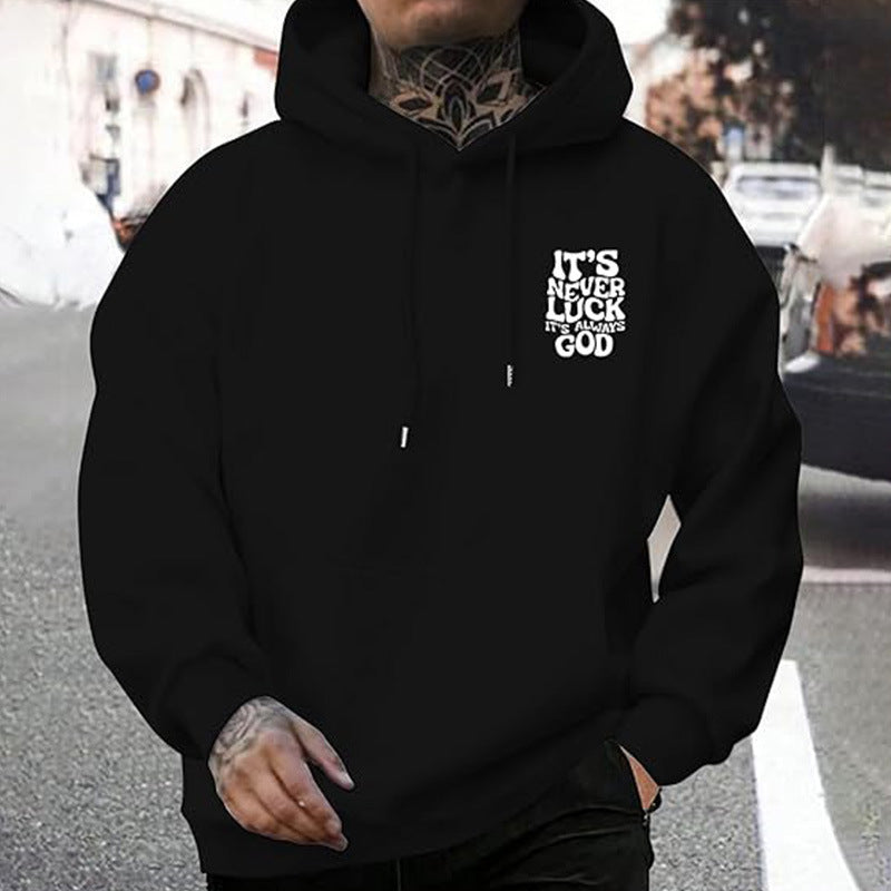 Bedruckter Hoodie für Herren