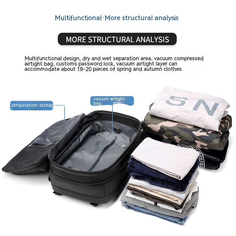 Business Travel Rucksack mit Laptopfach – Bild 10 | LuxeStyle