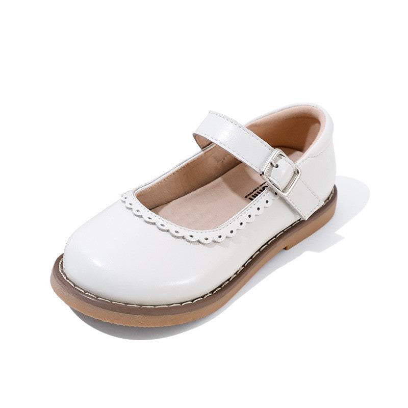 Leder-Halbschuhe für Mädchen – Bild 2 | LuxeStyle