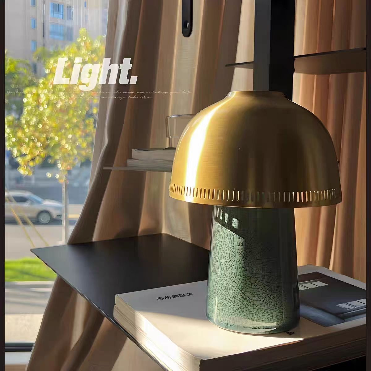 Pilz-Tischlampe mit Akku – Bild 6 | LuxeStyle