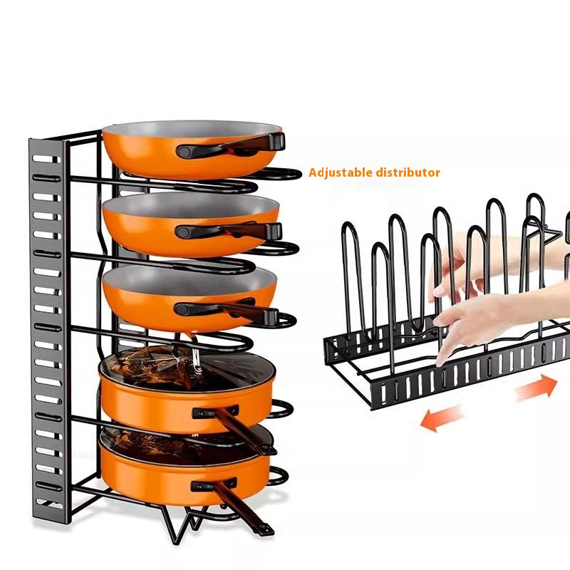 Topfdeckelhalter, faltbar, vertikal