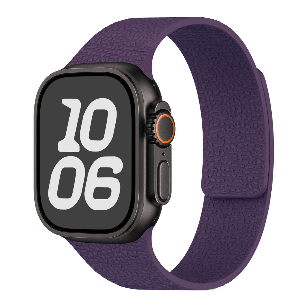 IwatchS10 Silikonarmband mit Litschi-Muster