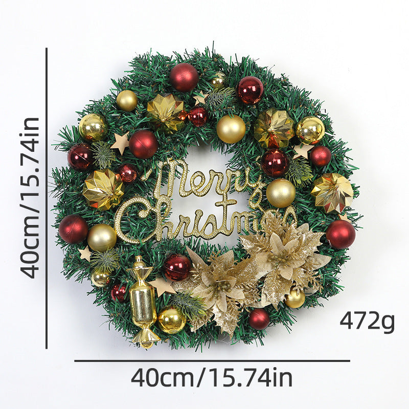 Weihnachtskranz 40 cm Türhänger – Bild 9 | LuxeStyle