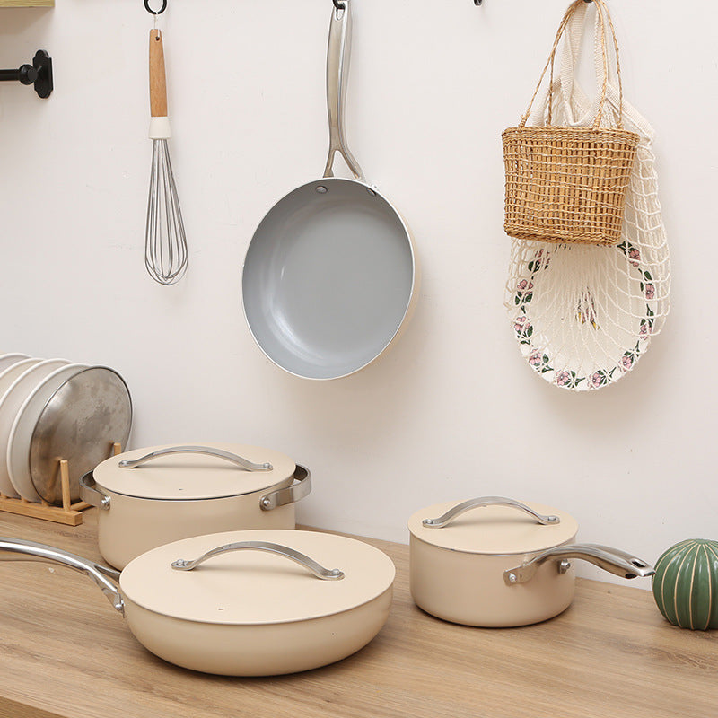Wok-Set aus Aluminium und Keramik – Bild 5 | LuxeStyle