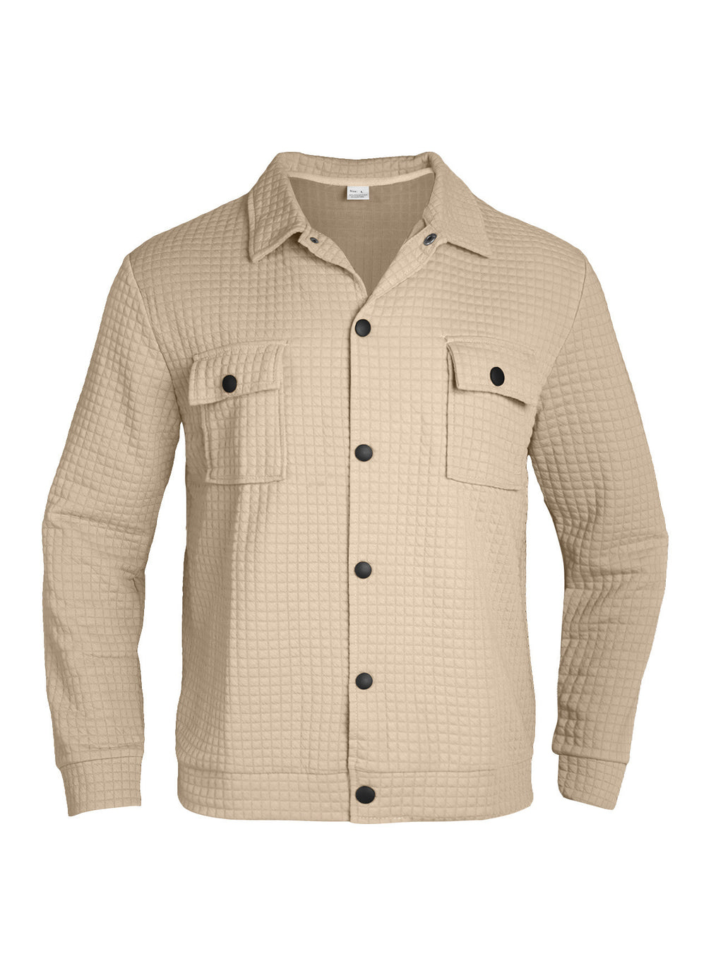 Freizeit-Strickhemd mit Jacquard-Karomuster für Herren – Bild 5 | LuxeStyle