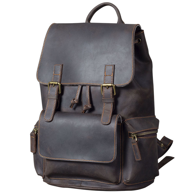 Erste Lage Rinderleder-Rucksack – Bild 5 | LuxeStyle