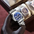 Herren-Chronograph mit Kalender und Leuchtzeigern