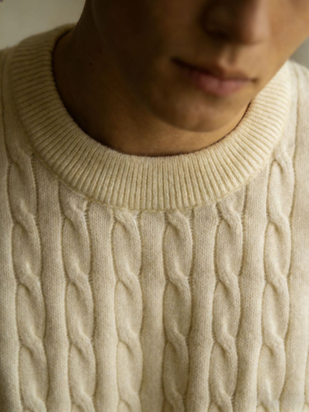 Texturierte Strickjacke