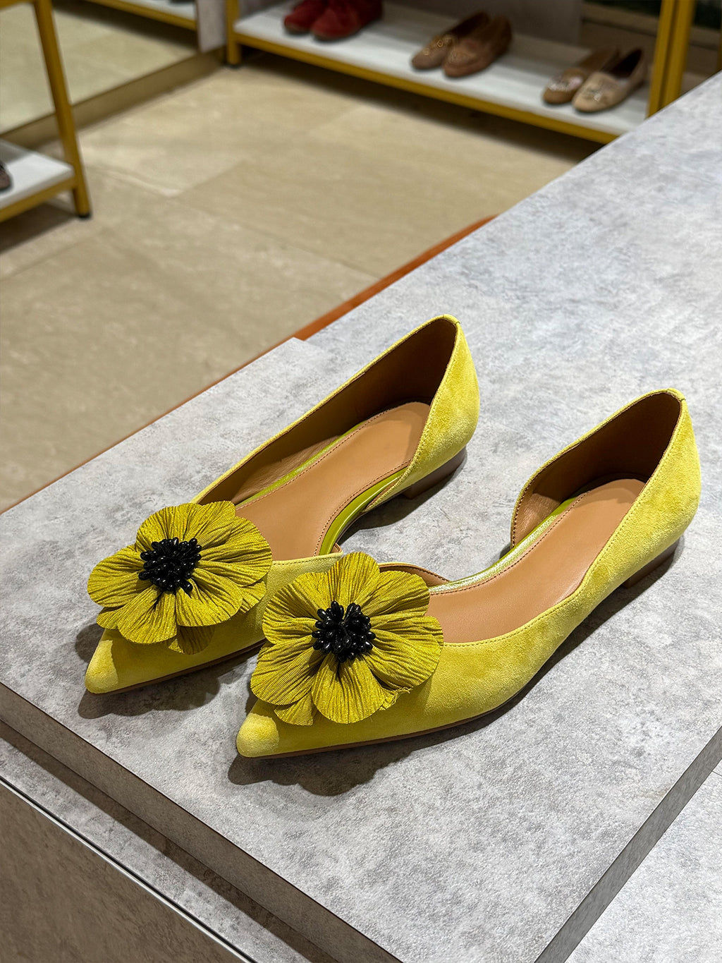 Neue Blumen Mary Jane Modische Flachschuhe 2026