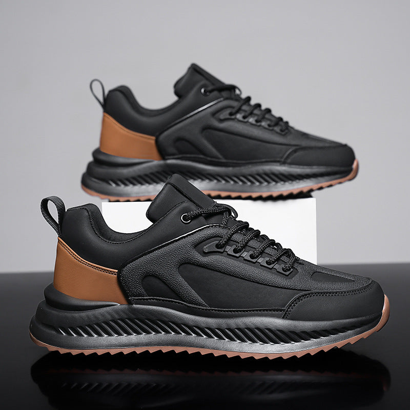 Leichte Casual Sneaker mit Plateau-Sohle
