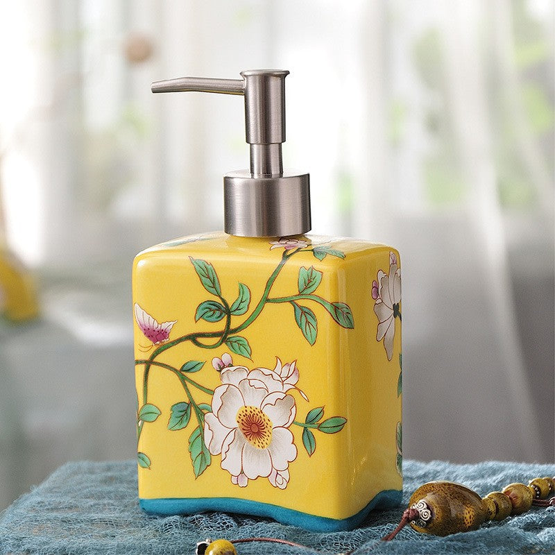 Keramik-Lotion-Spender im China-Stil